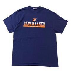 アメリカ古着　SEVEN LAKES 企業ロゴ　半袖　Tシャツ　I1616