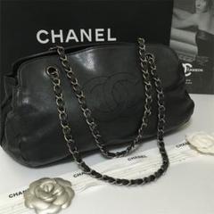 超美品★ シャネル チェーンショルダーバッグ キャビアスキン 正規品
