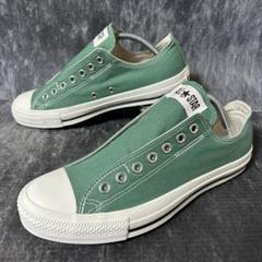 【美品】 コンバース オールスター スリップ3 OX スリッポン 27cm 緑