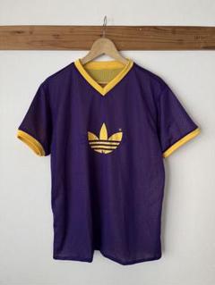ヴィンテージ　adidas アディダス　旧ロゴ リバーシブル　メッシュ　Tシャツ