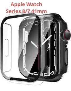 Apple Watch ケース41mm Series 8/7 一体型 透明