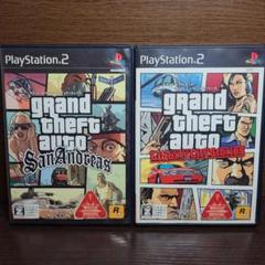 PS2 グランド・セフト・オート リバティーシティ サンアンドレアス MAP付き