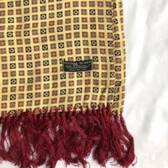 60s vintage TOOTAL スカーフ イエロー 小紋柄 F