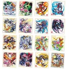デジモンアドベンチャー 色紙art 全16種 シークレット含む　コンプセット