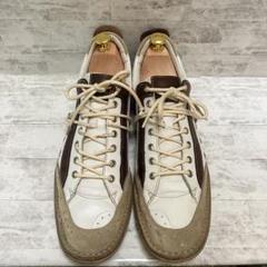 【良品】KATHARINE E HAMNETT レザースニーカー 25㎝
