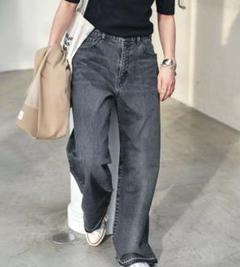 ぽんすけ様【未使用】5 1/2 LOOSE-STRAIGHT DENIM BECCA-ONEWASH-1_e5bec128-13ed-