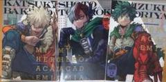 ヒロアカ 僕のヒーローアカデミア　最強ジャンプ ガチャ　クリアファイル 3枚