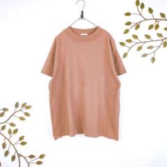 GU ジーユー ▶ Tシャツ L モカブラウン 半袖 綿100% デイリー使い