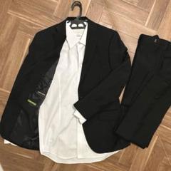 【美品・シャツ付】MALE&Co. A6サイズ 喪服 礼服 セットアップ L相当