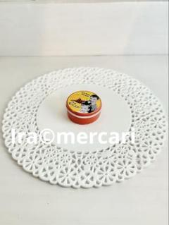レトロなビスケット缶　フェーブ　フェーヴ　ミニチュア　陶器　フランス製