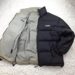 美品◎Bear ベアー リバーシブルダウンジャケット ブラック グレー 90s
