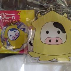 ベイビーわるきゅーれ　缶バッジ　カルビイカ　キーホルダー　限定品　セット