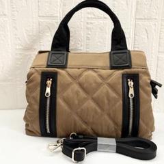 美品✨DIANA キルティングバッグ ショルダー 2WAY ブラウン