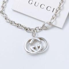 洗浄済 グッチ GUCCI 925 ブレスレット シルバー メンズ ON424