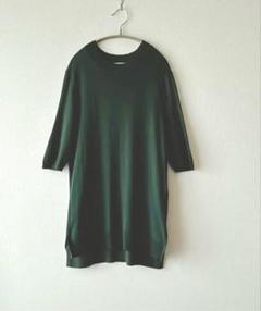 SALE☆ENFÖLD シルクコットン クルーネックニット プルオーバー