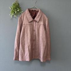 ルビア［M］極美品　薄手　ノーアイロン　シャツジャケット　ジャケットシャツ　長袖