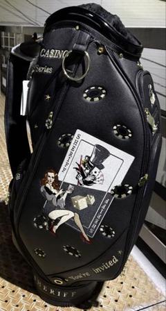 ✴︎お値下げ不可✴︎【100本限定品】⍟新品⍟SHERIFF キャディバッグ 100本限定】SHERIFF シェリフ キャディバッグ ゴルフバッグ