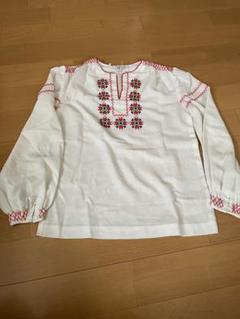 ピンクハウス　ヴィンテージ ウクライナ風刺繍入りブラウス　ホワイト ピンクハウス ヴィンテージ ウクライナ風刺繍入りブラウス