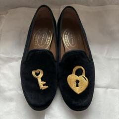 ✨極美品✨スタブスアンドウートン オペラシューズ ゴルフ 刺繍