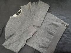美品　RRL メンズ　スウェット　長袖　切り替え　エルボーパッチ　グレー　XL nägonstans グレー トレーナー Mサイズエルボーパッチ 90s Polo