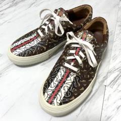 美品⭐️BURBERRY スニーカー TBモノグラム 総柄 ストライプ