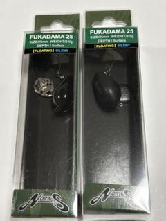 ノリーズ ルアー セット フカダマ 漆黒 つやブラック トップウォーターのサムネイル