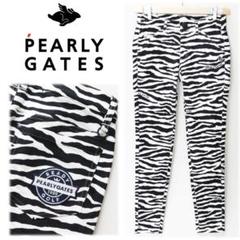 PEARLY GATES - 新品 パーリーゲイツ ロゴ刺繍 ハイパワーストレッチパンツ （W80‐86cm 055-5131102-1.jpg