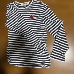 PLAY COMME des GARÇONS ストライプ Tシャツ L