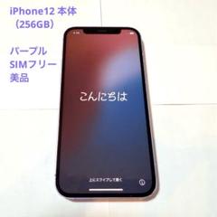 Apple iPhone 12 パープル 本体　256GB