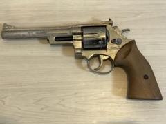 コクサイ金属製モデルガンM19 SMGマークあり 合法品 コクサイ金属M19のサイドプレートに刻印を打ちました。 - 大人