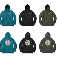 確実正規 美品supreme independent アノラックジャケット