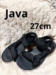 Java サンダル 黒　27cm