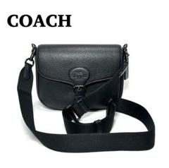 【美品】COACH コーチ 現行 ショルダーバッグ ブラック CP102