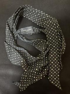 SAINT LAURENT ドット柄ループタイ