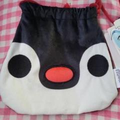 pingu　ピングー　 ピンガ　 巾着　フェイス巾着　顔型　ポーチ