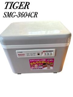 ☆美品☆タイガー 2升 餅つき機　SMG-3604(CR) 箱もキレイ！ Amazon | タイガー 餅つき機 「力じまん」 二升 グレイッシュ