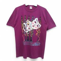 古着 90s アート シングルステッチ USA製 Tシャツ アメリカ 495