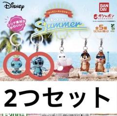 スティッチ ガチャガチャ めじるしアクセサリー summer