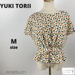 美品 YUKI TORII ユキトリイ トップス ブラウス ビックリボン 花