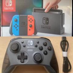 Nintendo Switch＋コントローラーセット 得】Nintendo Switch＋コントローラー【セット】