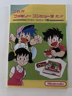 ファミコン付属品 これがファミリーコンピュータだ