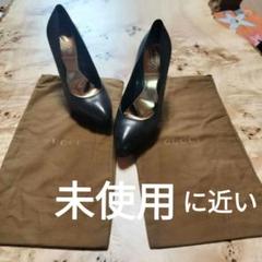 【美品】GUCCI ダークブラウン ポインテッドトゥ ハイヒール　イタリア製 GUCCI - □未使用品□GUCCI グッチ パンプス サイズ36 1/2