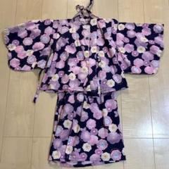 組曲　花柄浴衣　110cm-120cm 帯なし