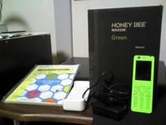 ウィルコム HONEY BEE 3 WX333K グリーン PHS