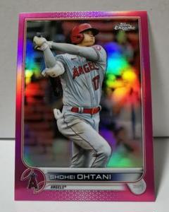 【人気】大谷翔平 2022 TOPPS CHROME ★ ピンクリフラクター Yahoo!オークション - 2022 Topps Chrome 大谷翔平 No.1