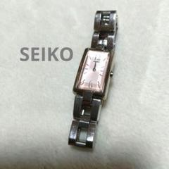 ジャンク品　セイコー SEIKO　1F20-6H50　ピンク レディース　腕時計