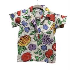 vintage usa アロハシャツ　フルーツプリント