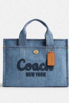 COACH コーチ カーゴ トート26 デニム　めるるさん着用モデル