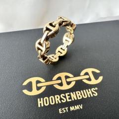 【美品】HOORSENBUHS 18K DAME TRI-LINK US6