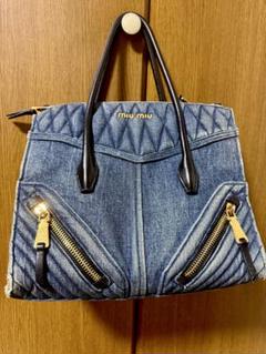 MONOTOWNmiu miu デニムバッグ キルティングデザイン 楽天市場】miumiu デニム バッグの通販